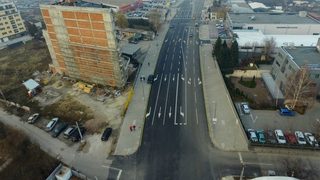 Новоремонтираният бул. "Черни връх" от дрон 5