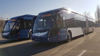 Бургас получи първите модерни автобуси за надземното си метро