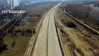 Строителство на АМ "Струма", Кресна - Сандански от дрон