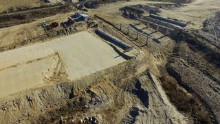 Строителство на АМ "Струма", Кресна - Сандански от дрон