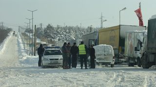 Гърция спря камионите от България към Солун, Драма и <span class="highlight">Серес</span>