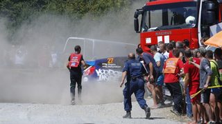 Зрител е ударен от автомобил по време на рали "Сливен"