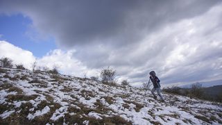 Снимка на деня: Първият сняг край София