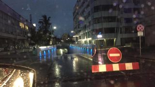 Наводнен тунел в Бургас