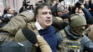 Михаил Саакашвили отново бе арестуван от полицията в Украйна