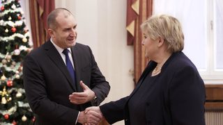 Румен Радев и премиерът на Норвегия обсъдиха въпроси от европейския дневен ред