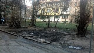 Зелената зона в кв. "Яворов"