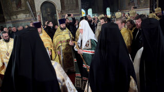 Фотогалерия: Двама патриарси в храма