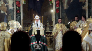 Фотогалерия: Двама патриарси в храма