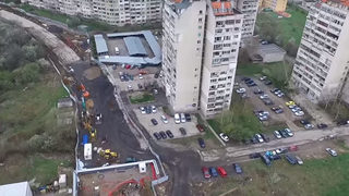 Трети метродиаметър в кв. "Овча купел" от дрон