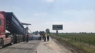 Обновен участък от "Тракия" няма да се деформира и при 50 градуса температура