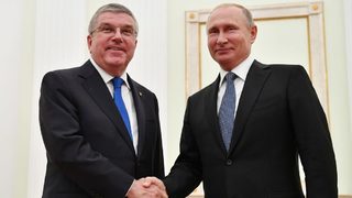 Томас Бах призова за връщане на доверието в руския спорт след среща с Путин