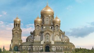 Видео: Руската армия започна да строи една от най-високите църкви в света