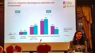 Медиите са зависими, казват 63% от българите в проучване на "Алфа рисърч"
