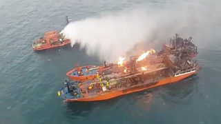 Горящите в Азовско море танкери са санкционирани от САЩ за снабдяване на Сирия (видео)