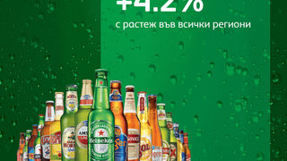 <span class="highlight">Heineken</span>® бележи най-значителния си ръст за последното десетилетие