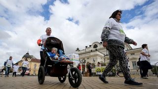 Фотогалерия: София кара колело и тича за по-чист въздух