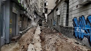 Зид беше открит при ремонта на улица "Малко Търново" в София (допълнена)