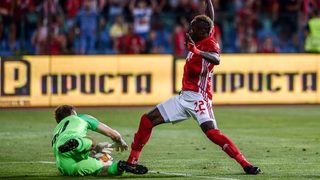 Спорна дузпа препъна ЦСКА в домакинството на "Зоря"
