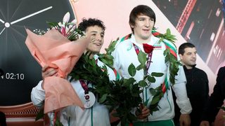 Снимка на деня: Шампионското посрещане на сензацията в борбата <span class="highlight">Едмонд</span> <span class="highlight">Назарян</span>