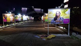 Снимки от изложба за ЛГБТ хора, глухи и роми са били повредени