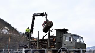 Почистване на боклука в река Искър при <span class="highlight">Своге</span>