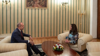 Президентът разговаря с американския посланик
