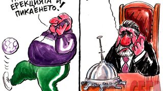 Как карикатуристът <span class="highlight">Христо</span> <span class="highlight">Комарницки</span> видя събитията в парламента