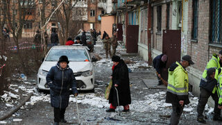 С дронове с надпис "ЧНГ" Русия атакува Киев и на Нова година