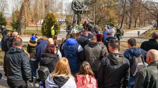 Снимка на деня: Футболният "Левски" почете паметта на патрона на клуба