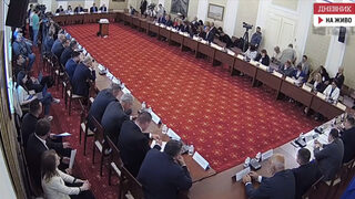 Изслушването на <span class="highlight">Иван</span> Демерджиев в комисиите по правни въпроси и по вътрешен ред