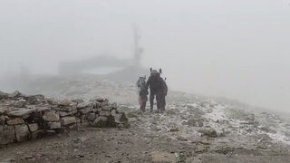 Сняг заваля на връх <span class="highlight">Мусала</span> (видео)