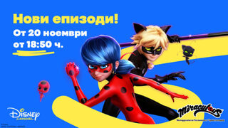 Сериалът "Мегачудесата на Калинката и Черния котарак" с нови епизоди през ноември