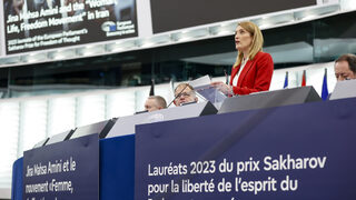 Европарламентът връчи наградата "Сахаров" за свобода на мисълта за 2023 г.