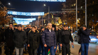 Фотогалерия: протест на защитници на Паметника на съветската армия