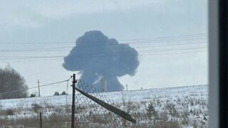 Руски военен самолет с десетки на борда се разби край Украйна