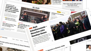 Руските телевизии не съобщиха нищо за погребението