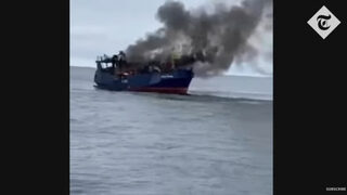 Русия удари с ракета собствен <span class="highlight">риболовен</span> траулер по време на учение на Балтийския флот (видео)