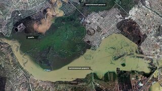 Роскосмос показа мащаба на наводненията в Южен <span class="highlight">Урал</span>