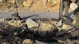 Израел показа щетите във военновъздушната база, ударена при нападението на Иран (видео)