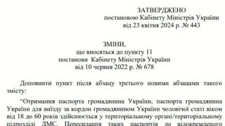 Украйна спря издаването на паспорти в чужбина за мъже в наборна възраст