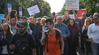 За пореден път протестиращи срещу реорганизацията в центъра на София поискаха отмяната ѝ