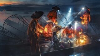 Снимка с история: Рибарите от езерото Инле