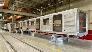 Снимка на деня: "<span class="highlight">Шкода</span>" започна да сглобява новите метровлакове за София