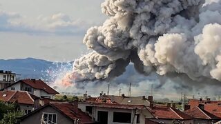 Избухна склад за фойерверки край Елин Пелин