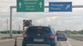 Няколко катастрофи блокираха "Тракия" край Пловдив