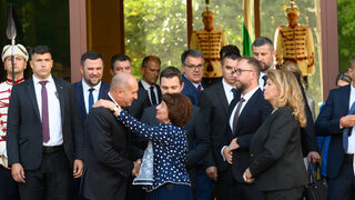 Снимка на деня: Първата среща на Радев с новия президент на Северна Македония