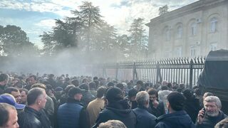 Сблъсъци се разразиха в <span class="highlight">Абхазия</span> на нов протест срещу споразумение с Русия