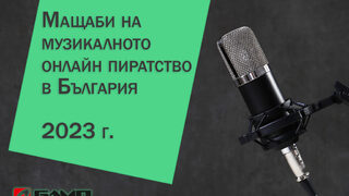 Пиратството на музика в България бележи лек спад през 2023 г.