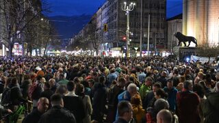 "Мафията вън": Шествието под наслов "КОЙ блокира конституцията"